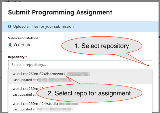 Repo Selection